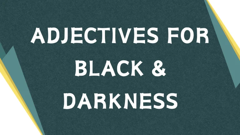 Describing Black: A Comprehensive Guide to Adjectives Describing Black: A Comprehensive Guide to Adjectives