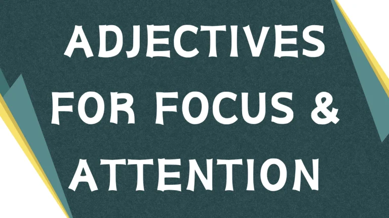 Adjectives for Focus: Highlighting Key Information