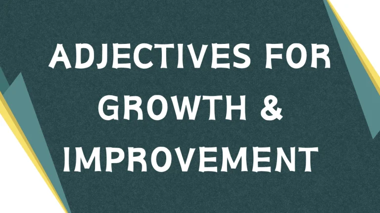 Elevate Your Language: Adjectives for Improvement Elevate Your Language: Adjectives for Improvement
