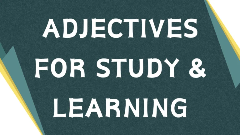 Effective Adjectives for Enhanced Study: A Comprehensive Guide Effective Adjectives for Enhanced Study: A Comprehensive Guide