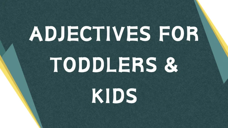 Adjectives for Toddlers: A Simple Guide for Early Learning Adjectives for Toddlers: A Simple Guide for Early Learning