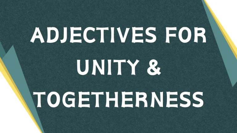 Adjectives of Unity: Building Cohesion in English Adjectives of Unity: Building Cohesion in English