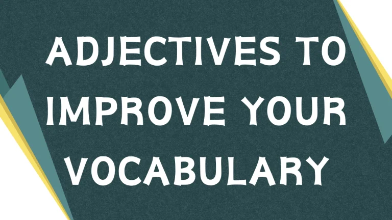 Descriptive Adjectives: Enhancing Your English Vocabulary Descriptive Adjectives: Enhancing Your English Vocabulary
