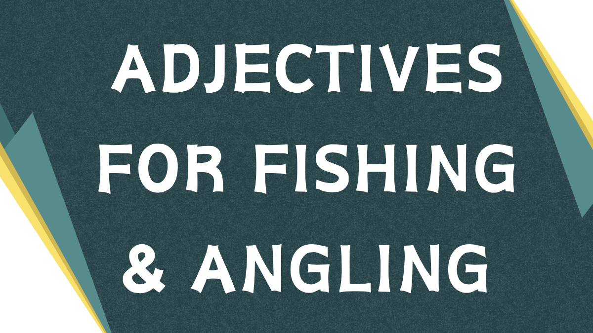 Descriptive Angling: Mastering Adjectives for Fishing Descriptive Angling: Mastering Adjectives for Fishing