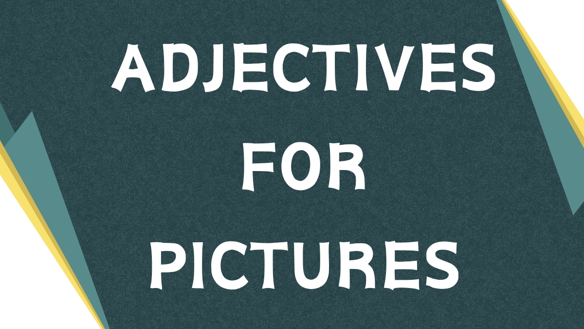 Describing Pictures: Mastering Adjectives for Vivid Imagery