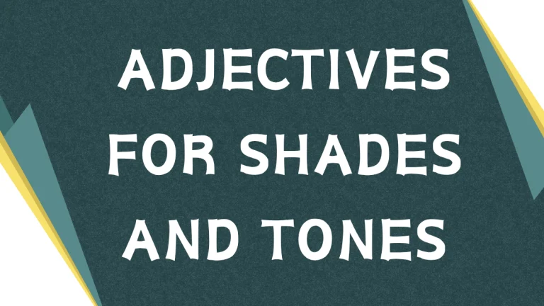 Mastering Color Adjectives: A Comprehensive Guide