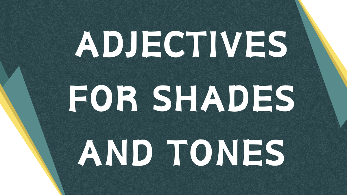 Mastering Color Adjectives: A Comprehensive Guide